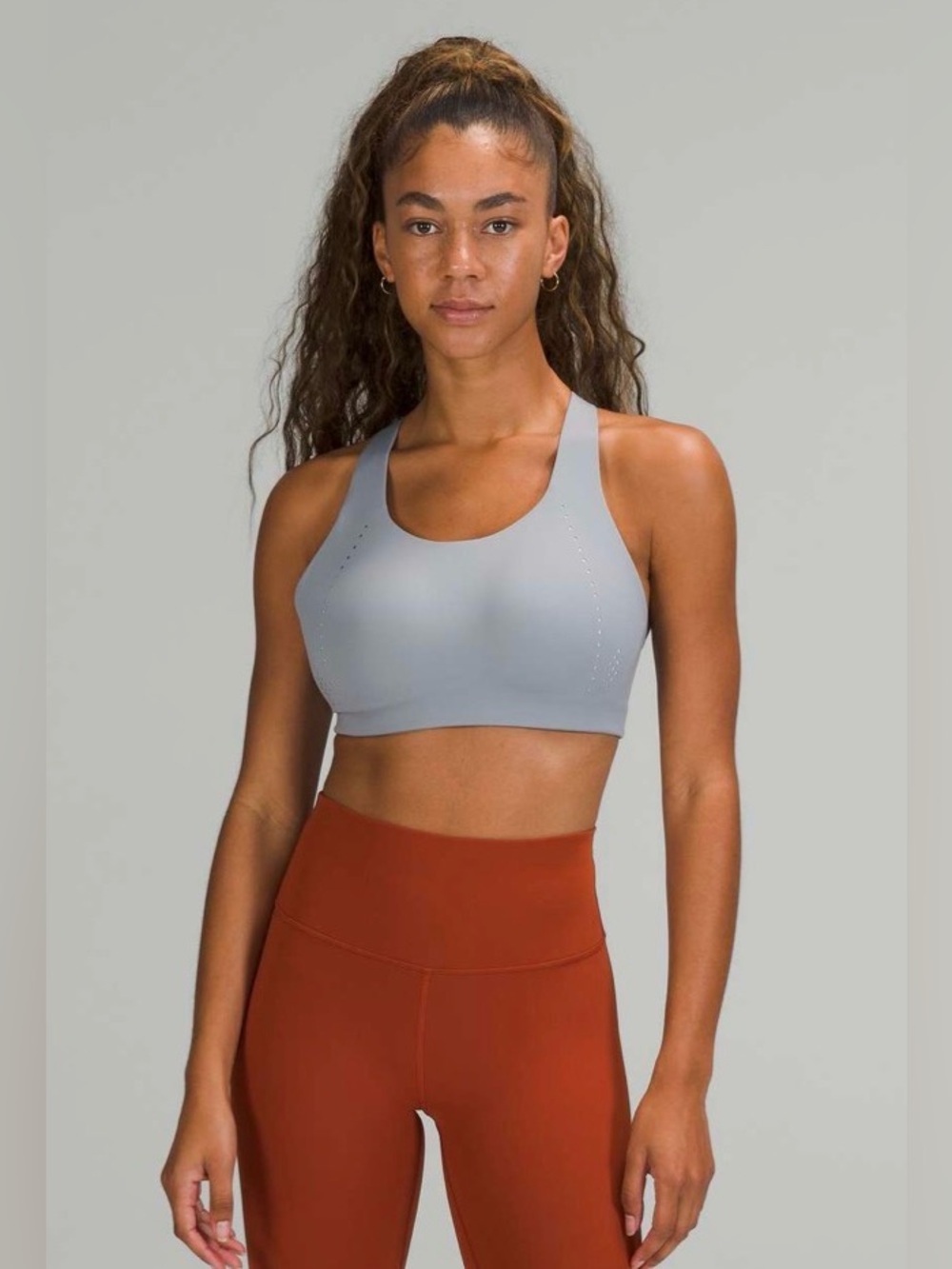 Lululemon AirSupport Bra *High Support,
Rhino Grey / Vapor, Size 38DD / 38E Gray